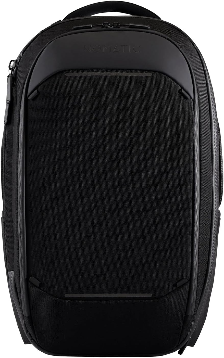 Navigator Travel Backpack - 32L Backpack with Laptop Compartment and 9L Built-In Expansion - Anti-Theft Carry-On Backpack for Travel - Water Resistant Travel Pack (Black)