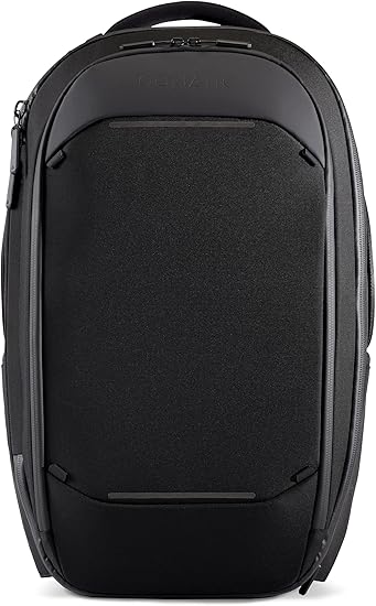Navigator Travel Backpack - 32L Backpack with Laptop Compartment and 9L Built-In Expansion - Anti-Theft Carry-On Backpack for Travel - Water Resistant Travel Pack (Black)