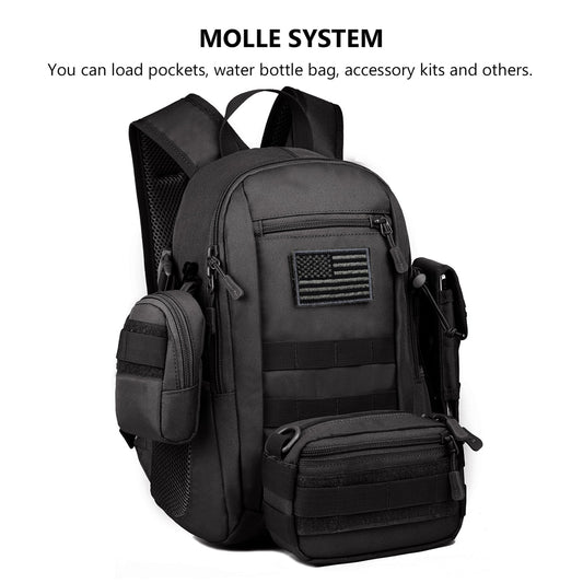 Mens Backpacks for Travel,Laptop Backpacks 20L Nylon Waterproof Lightweight Travel Backpack Carry on for Mens and Women Brown